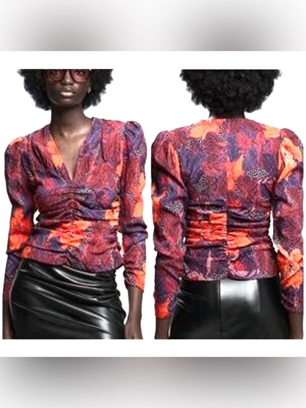 Zara Floral Top
